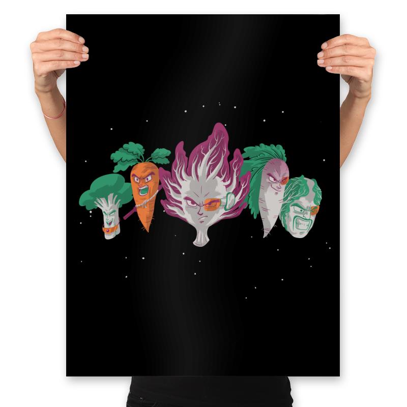 Space Veggie Warriors - Kamehameha Tees