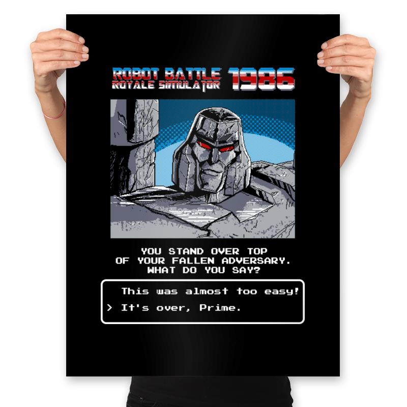 Robot Battle Royale Simulator 1986 Exclusive
