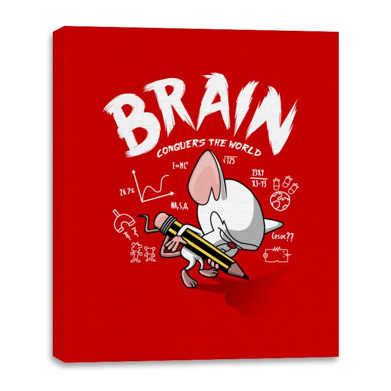 Brain Conquers The World! - Raffitees