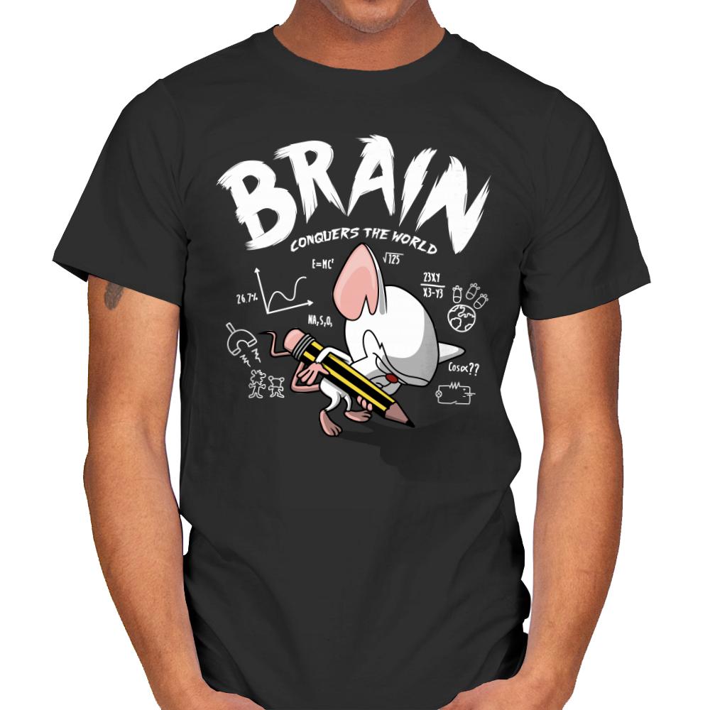 Brain Conquers The World! - Raffitees