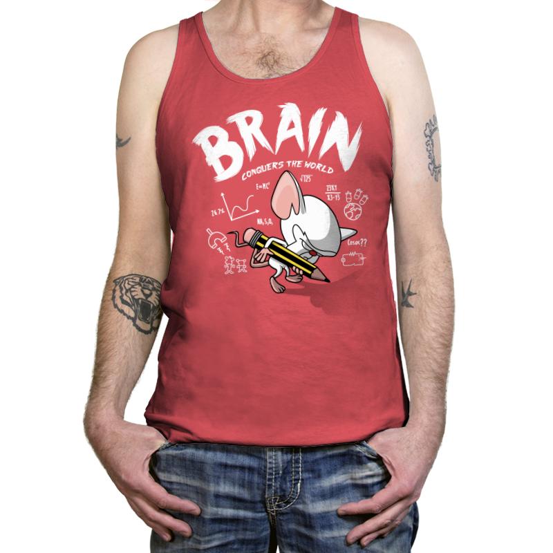 Brain Conquers The World! - Raffitees