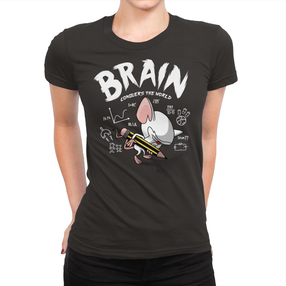 Brain Conquers The World! - Raffitees
