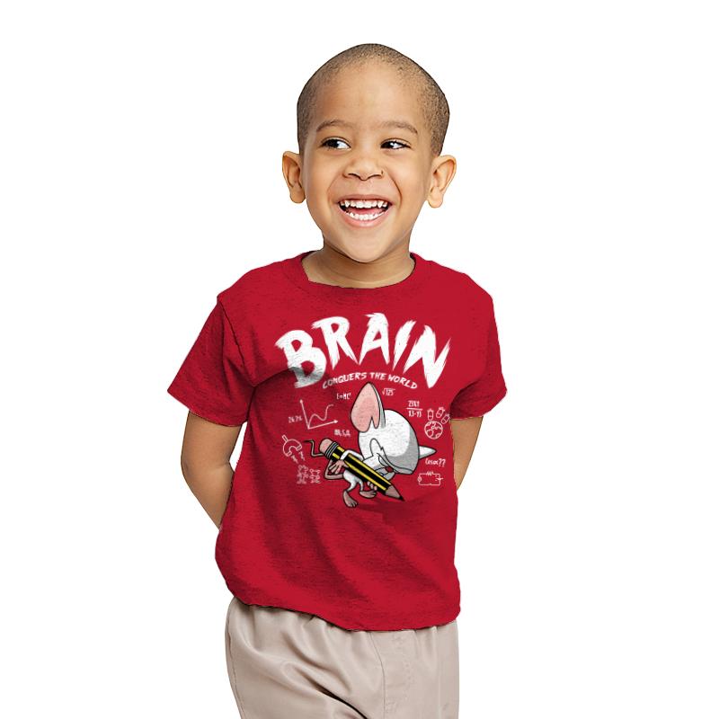 Brain Conquers The World! - Raffitees