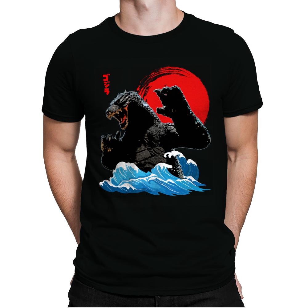 Godzilla Wave Japan Art