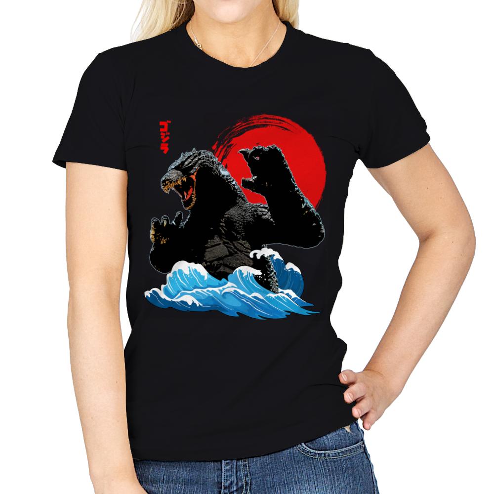 Godzilla Wave Japan Art
