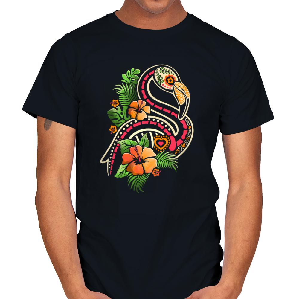Flamingo Tropical Calavera