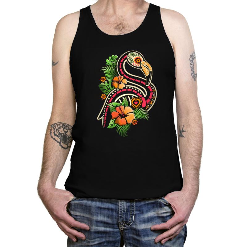 Flamingo Tropical Calavera