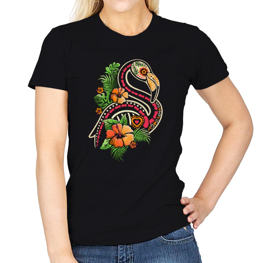 Flamingo Tropical Calavera