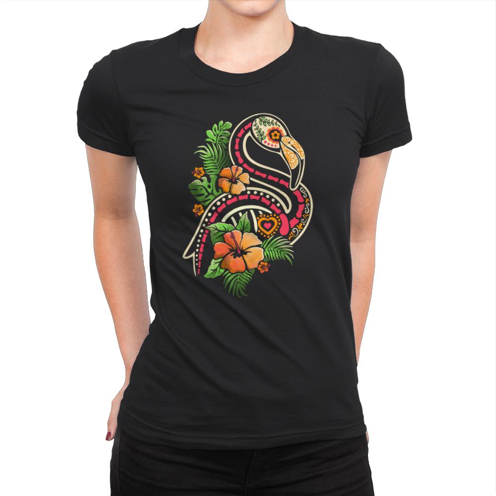 Flamingo Tropical Calavera