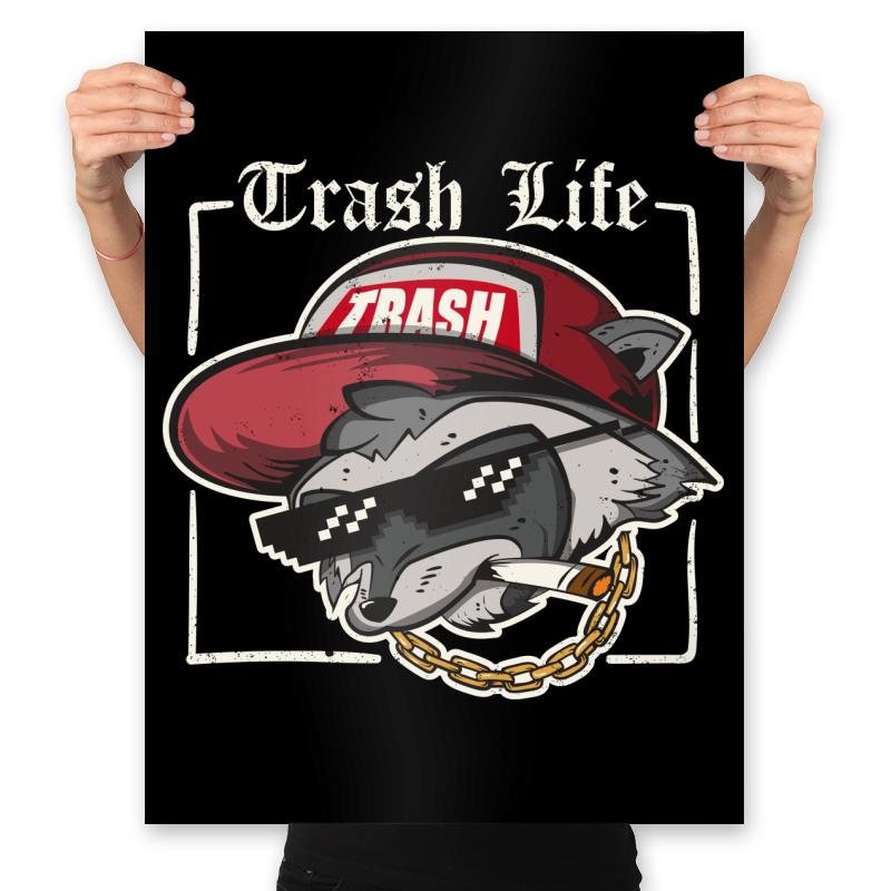 Trash Life Raccoon