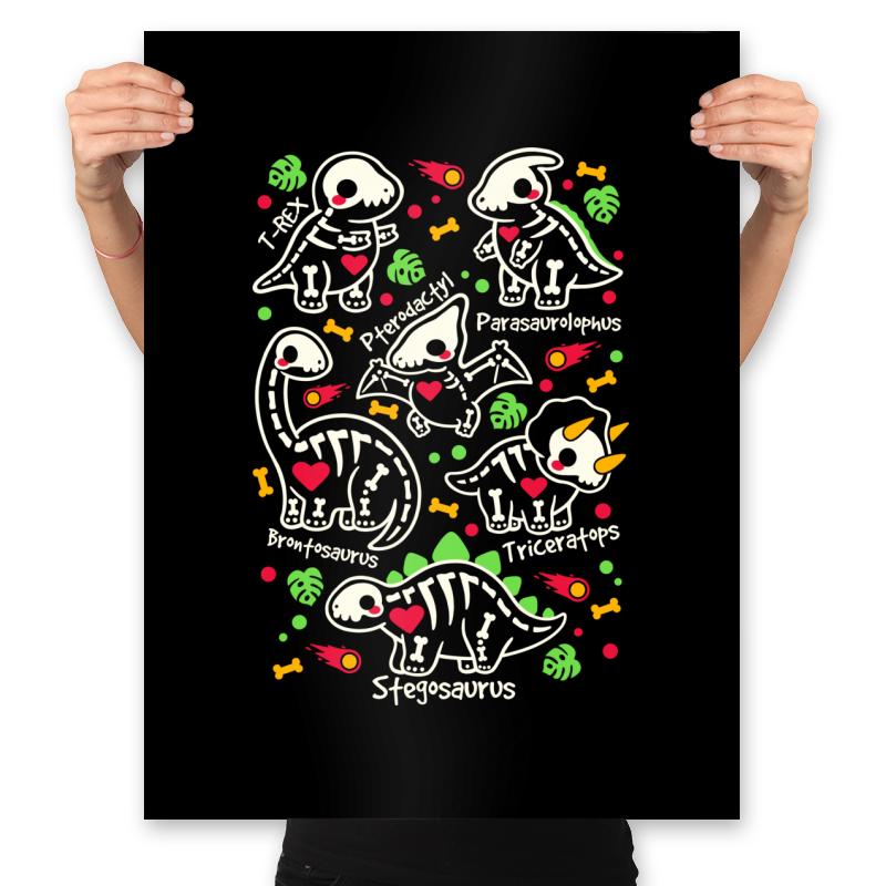 Dinosaurs skeletons