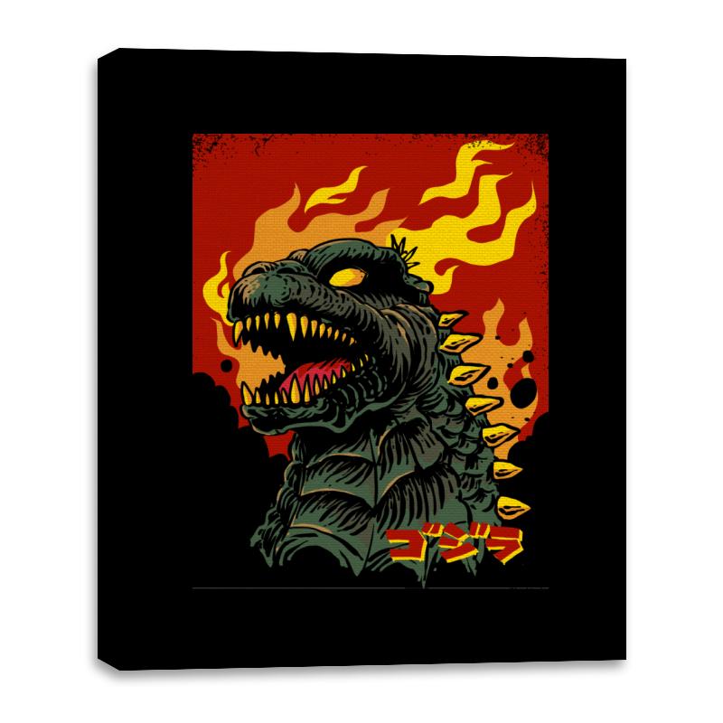 Godzilla on Fire
