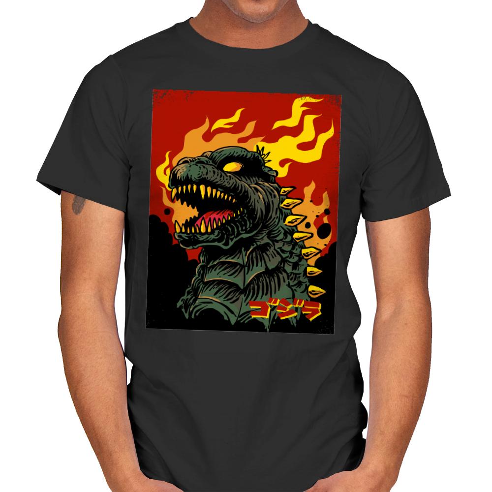 Godzilla on Fire