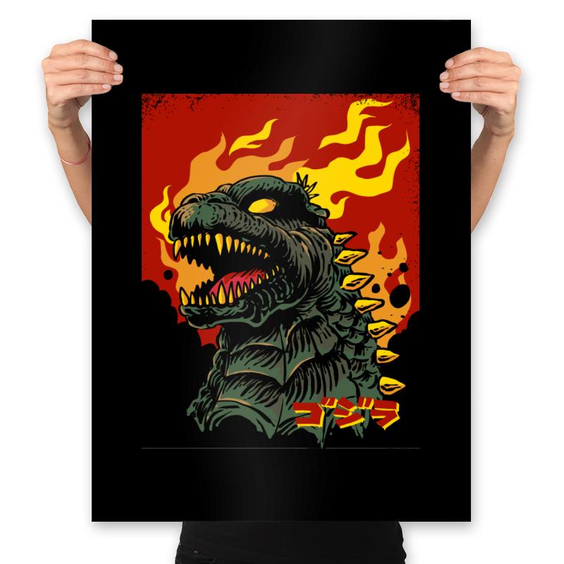 Godzilla on Fire
