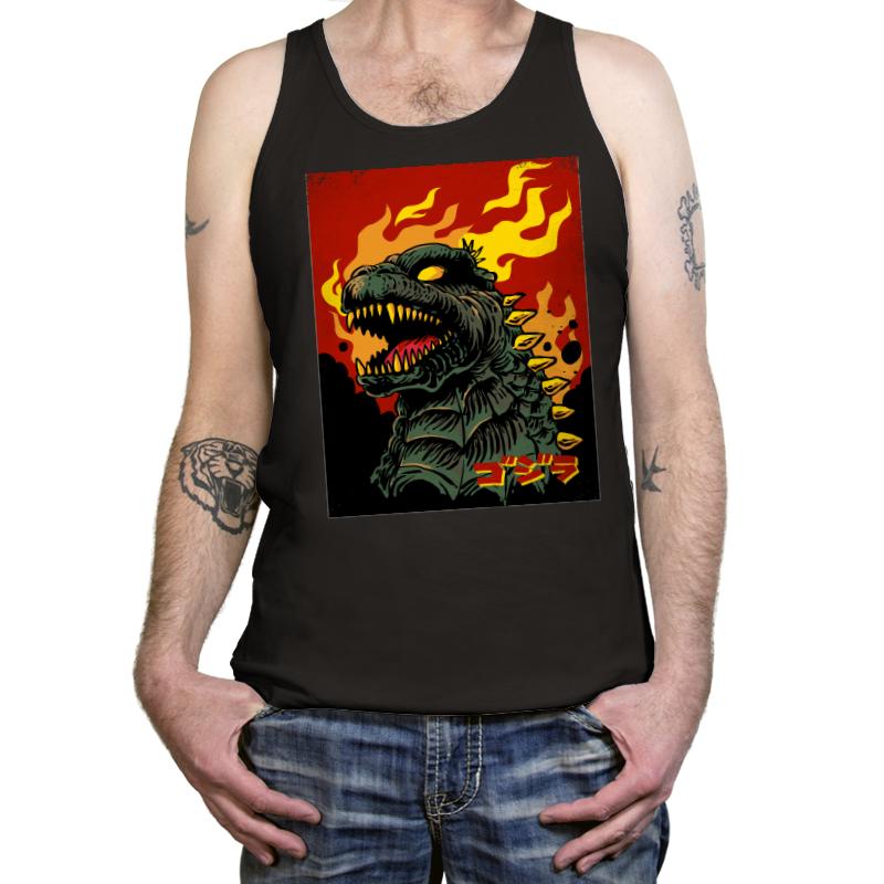 Godzilla on Fire