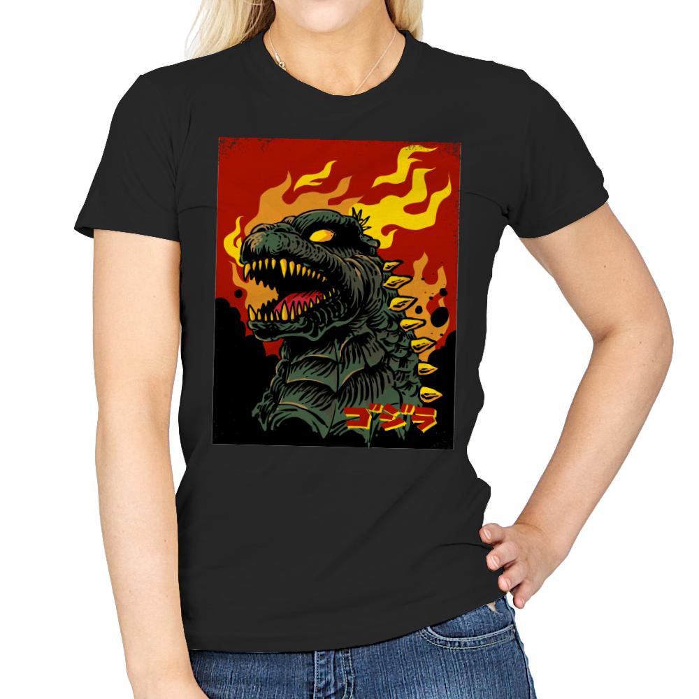 Godzilla on Fire