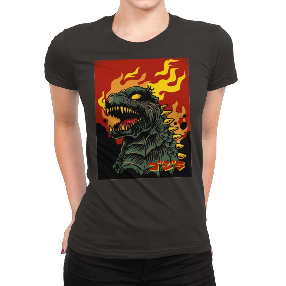 Godzilla on Fire