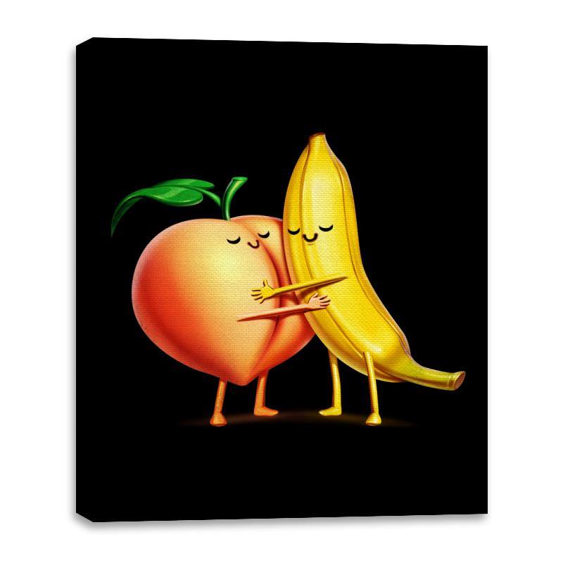 Peach and Banana Cute Friends