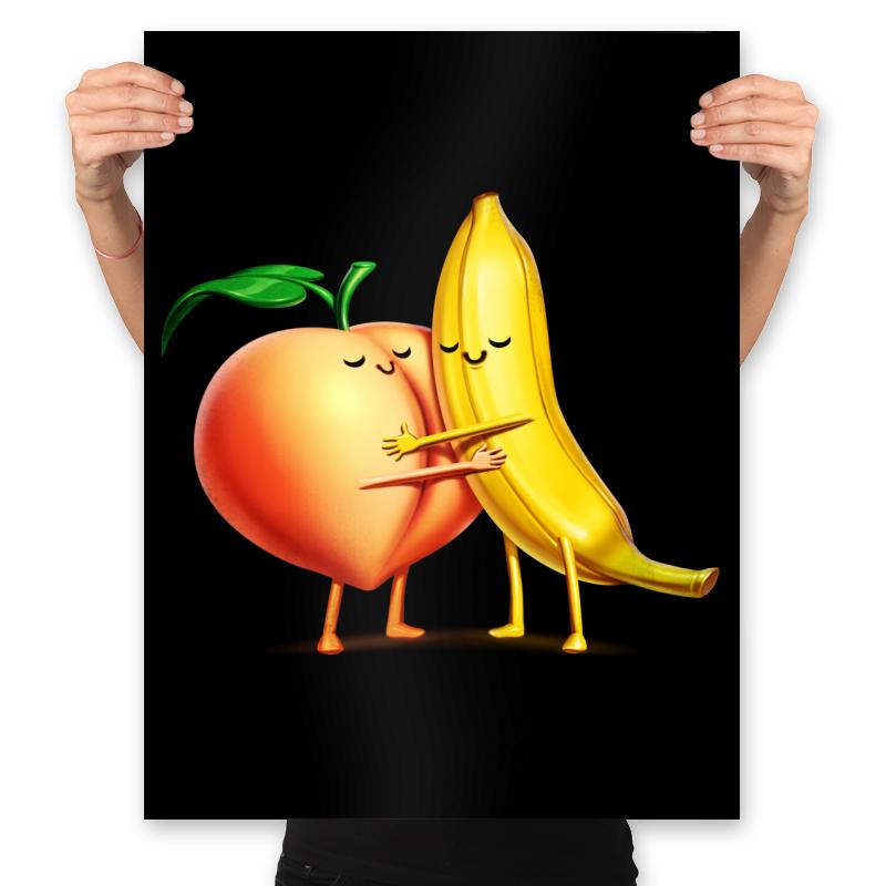 Peach and Banana Cute Friends