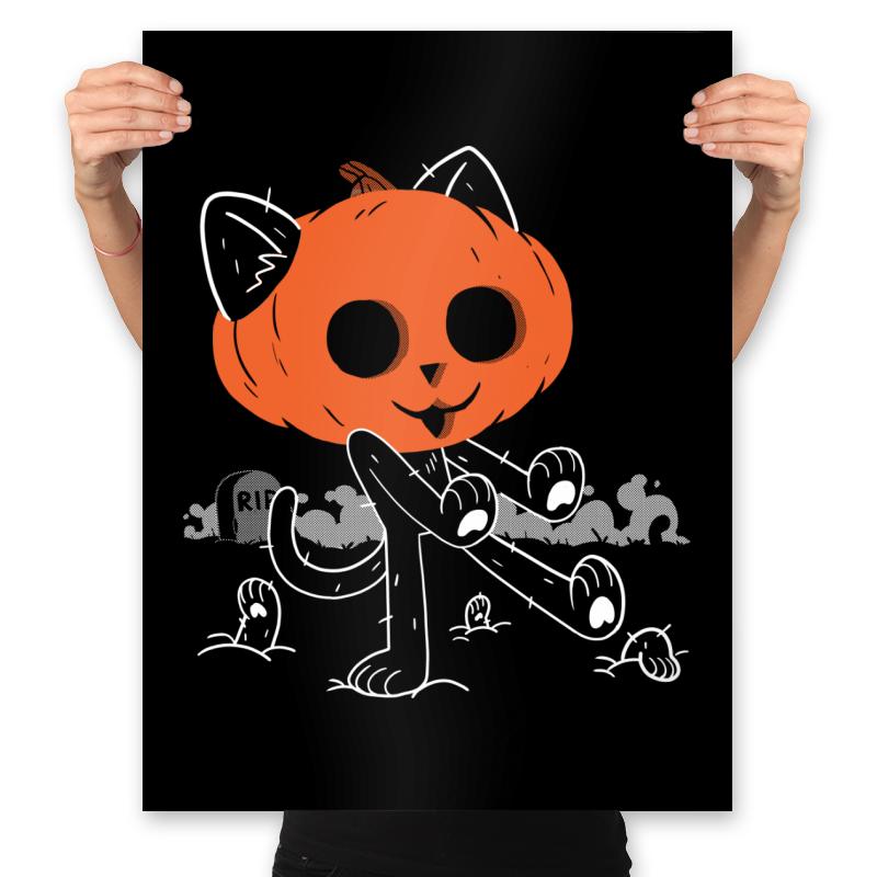 Pumpkitty Zombie