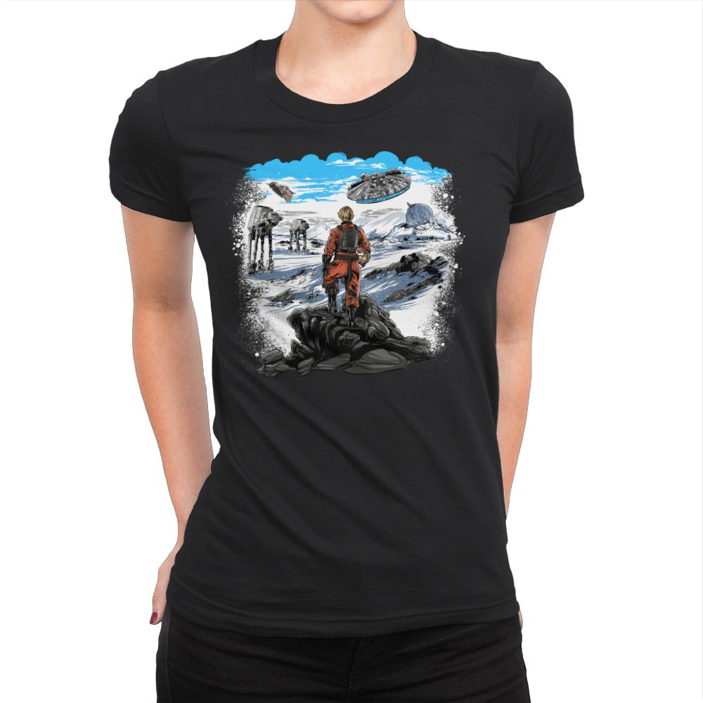 Rebel Above the Sea of Snow