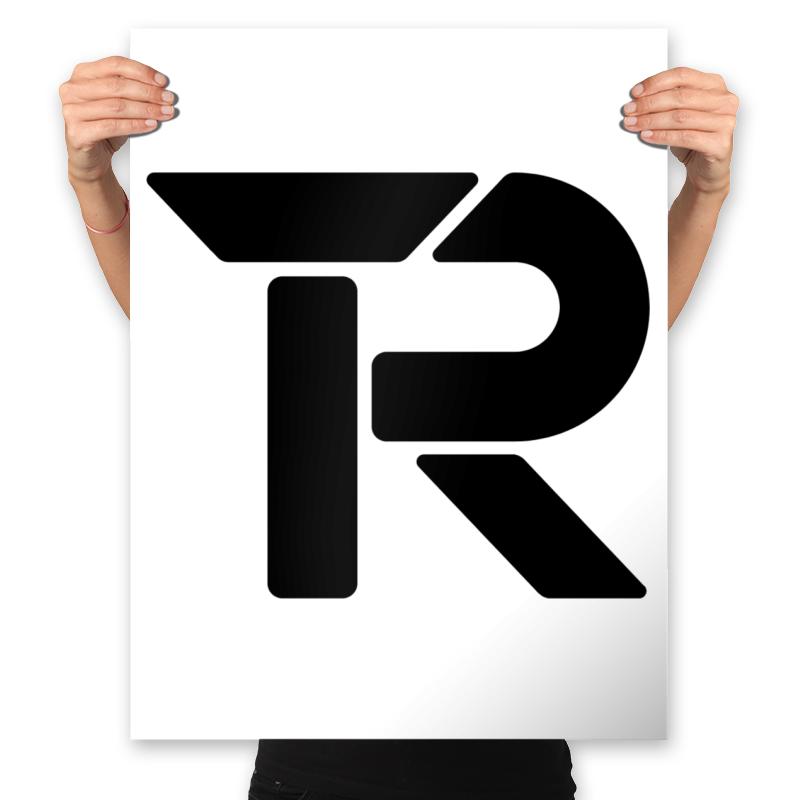 RIPT Black R Logo