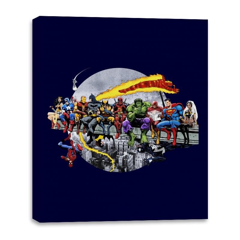 Superheroes Lunch Atop A Skyscraper - Best Seller