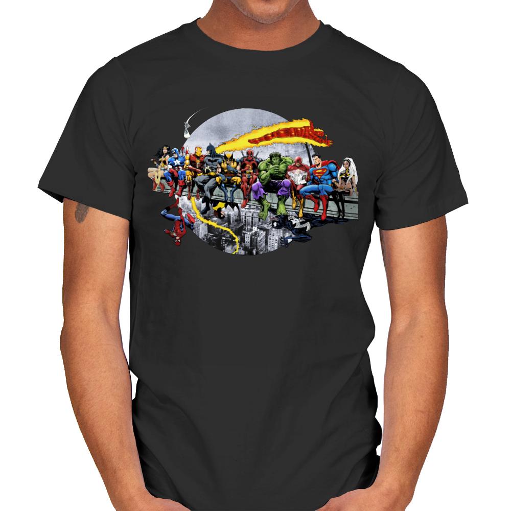 Superheroes Lunch Atop A Skyscraper - Best Seller