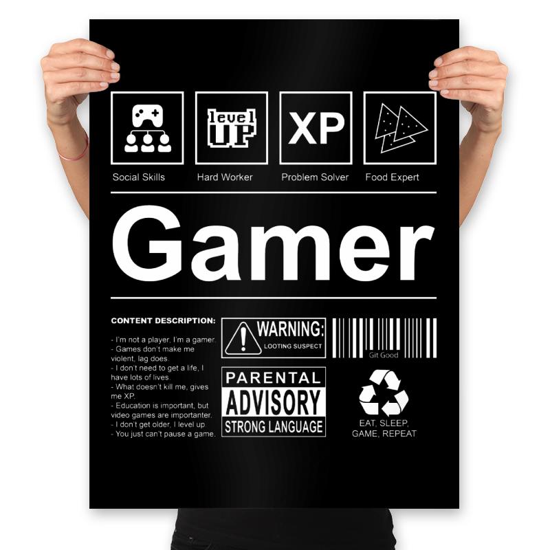 Gamer Label