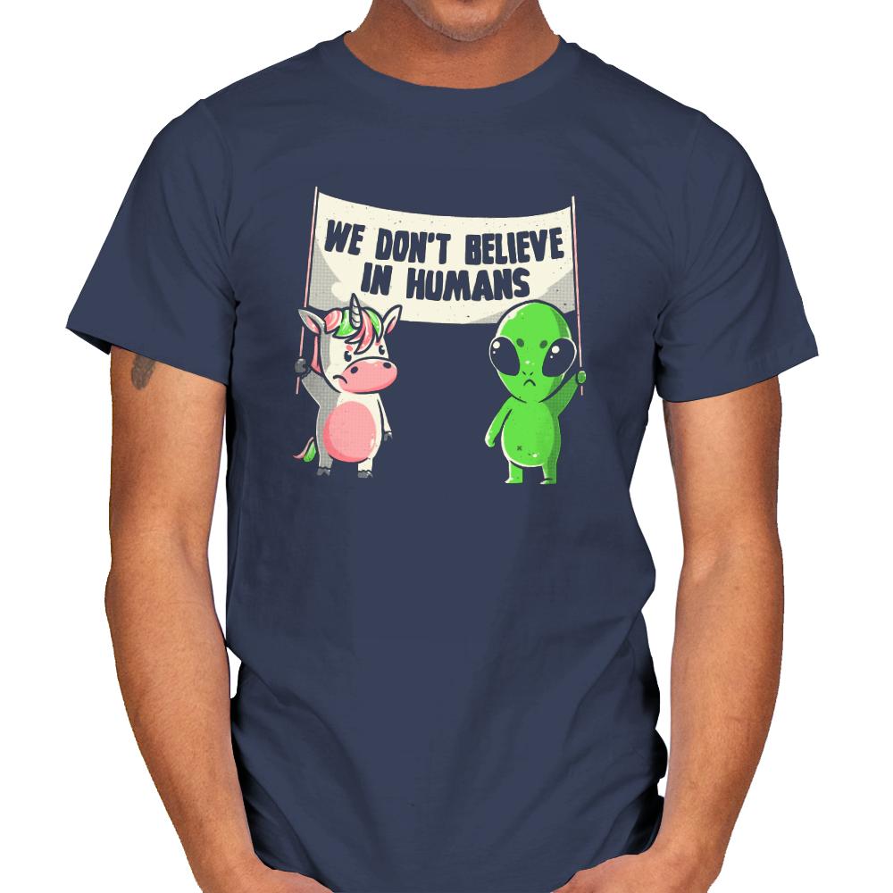 We Don't Believe in Humans
