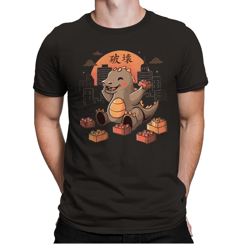 Baby Monster Japanese Vintage Destroying City