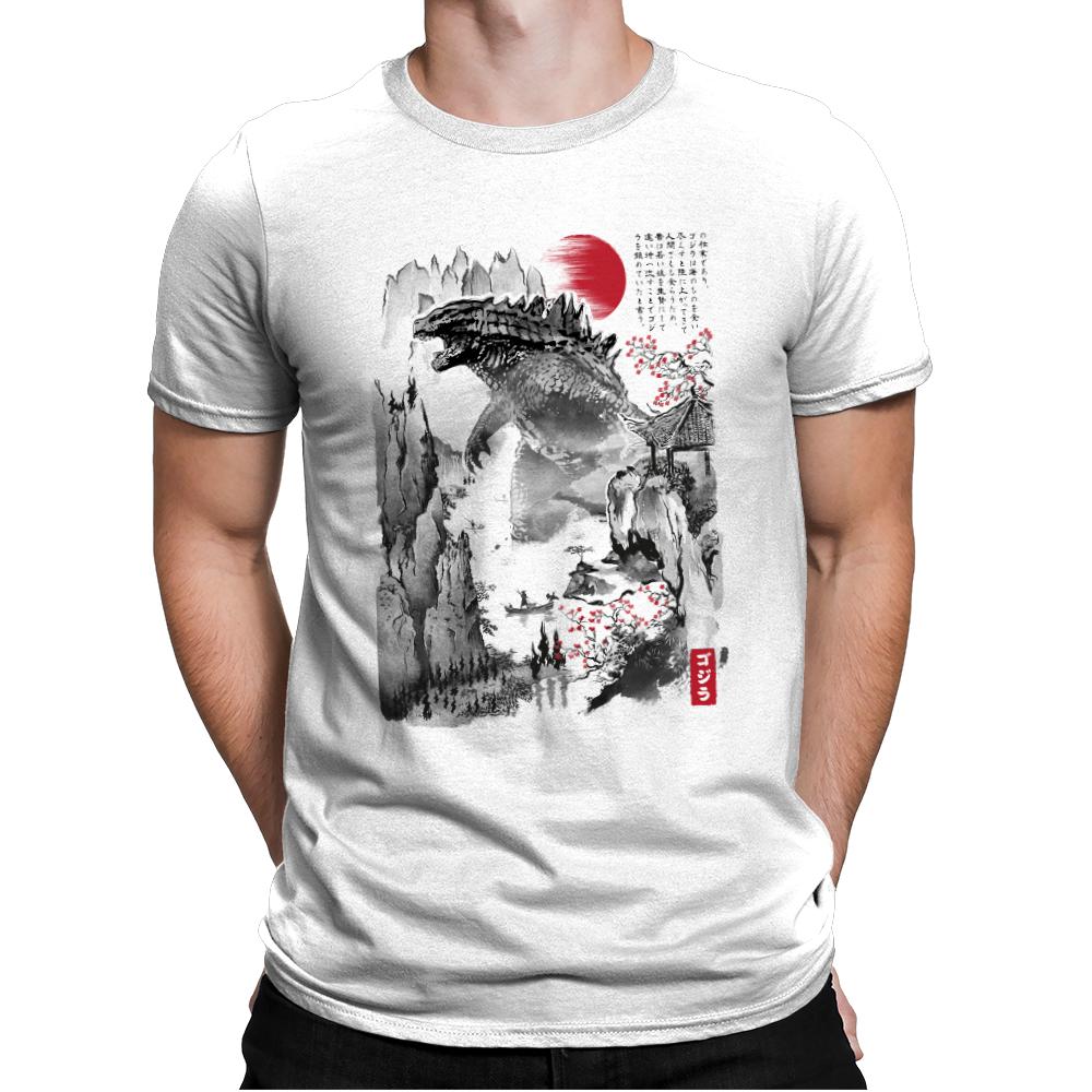 Gojira in Japan Sumi-e
