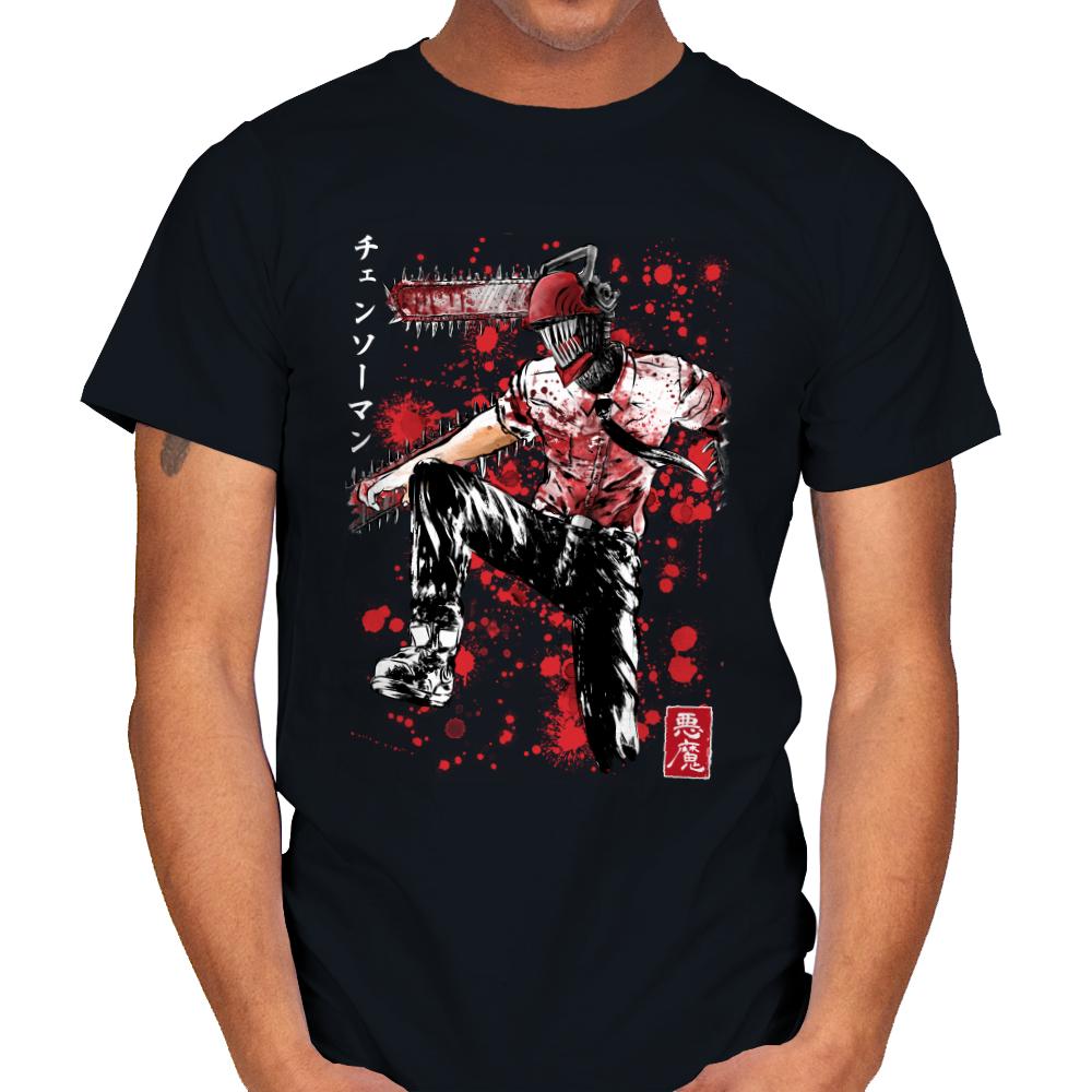 ChainsawMan Sumi-e