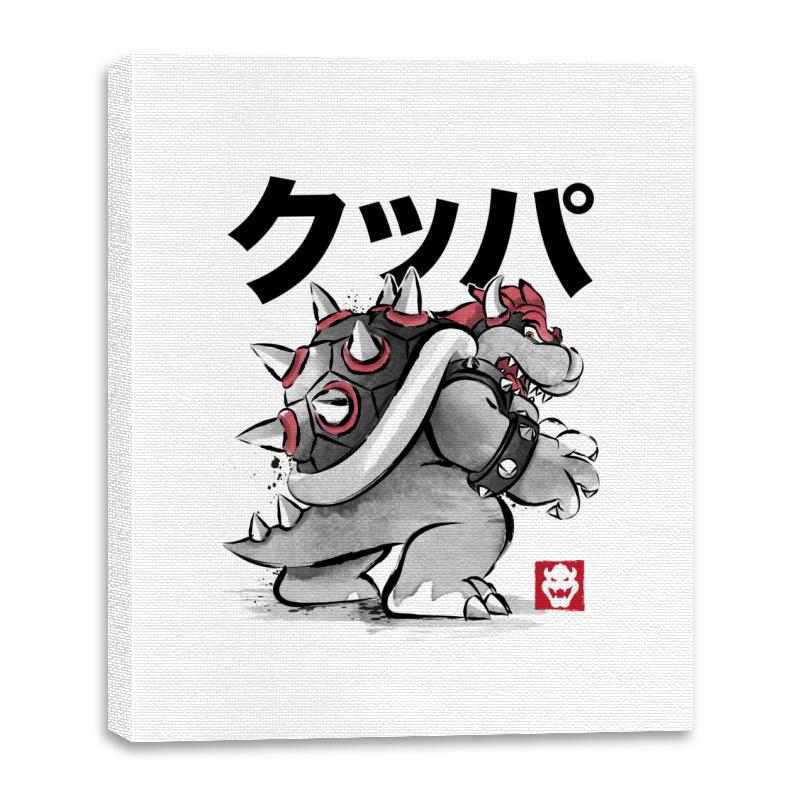 King Koopa Sumi-e