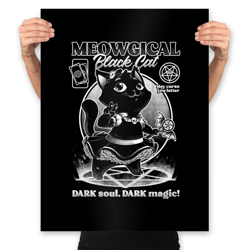 Magical Black Cat Girl