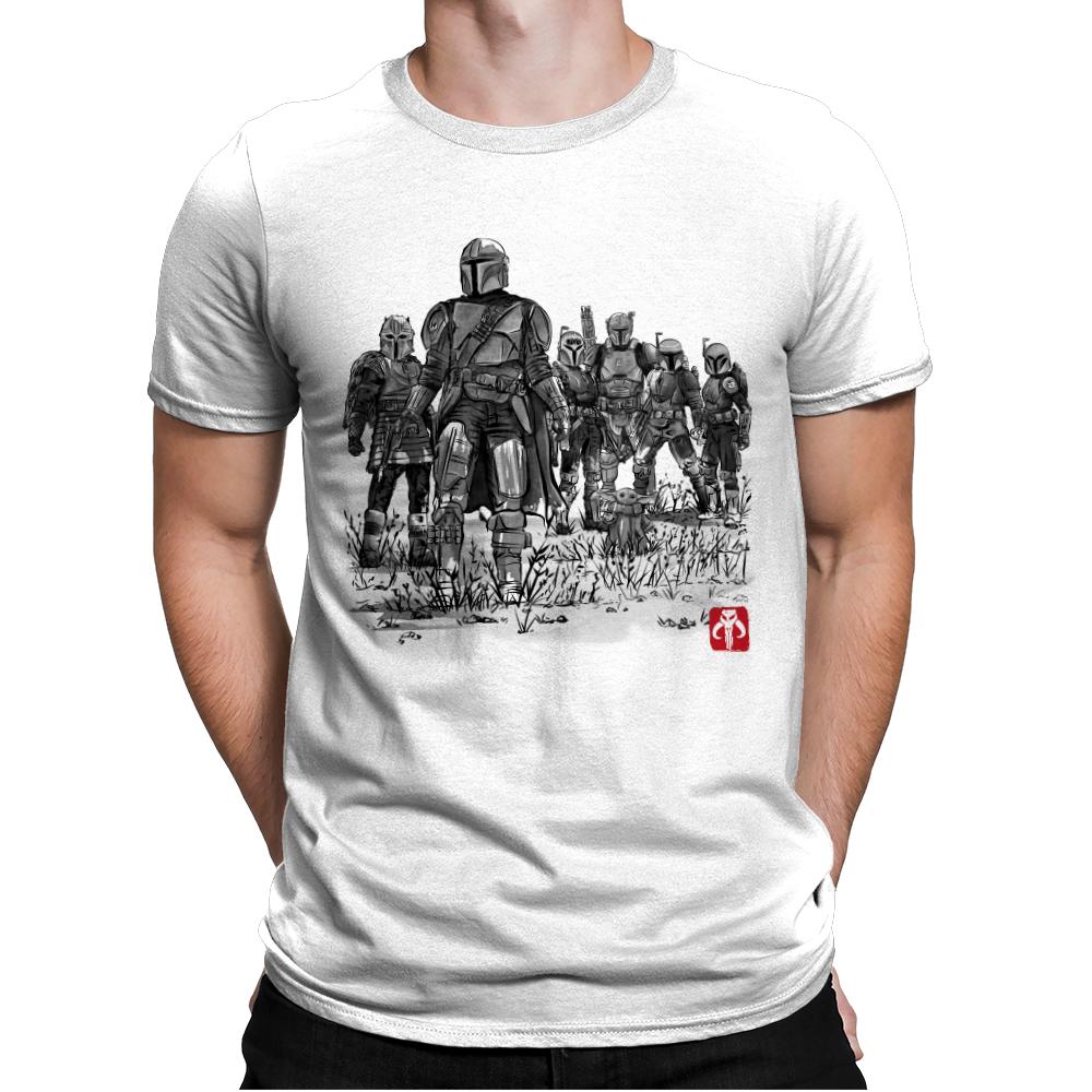 Seven Mandalorians Sumi-e - Best Seller
