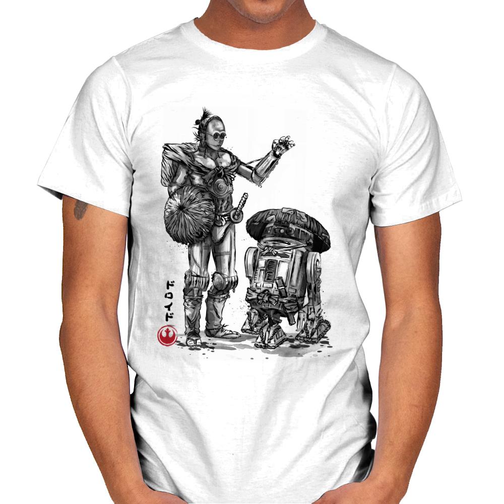 Samurai Droids Sumi-e