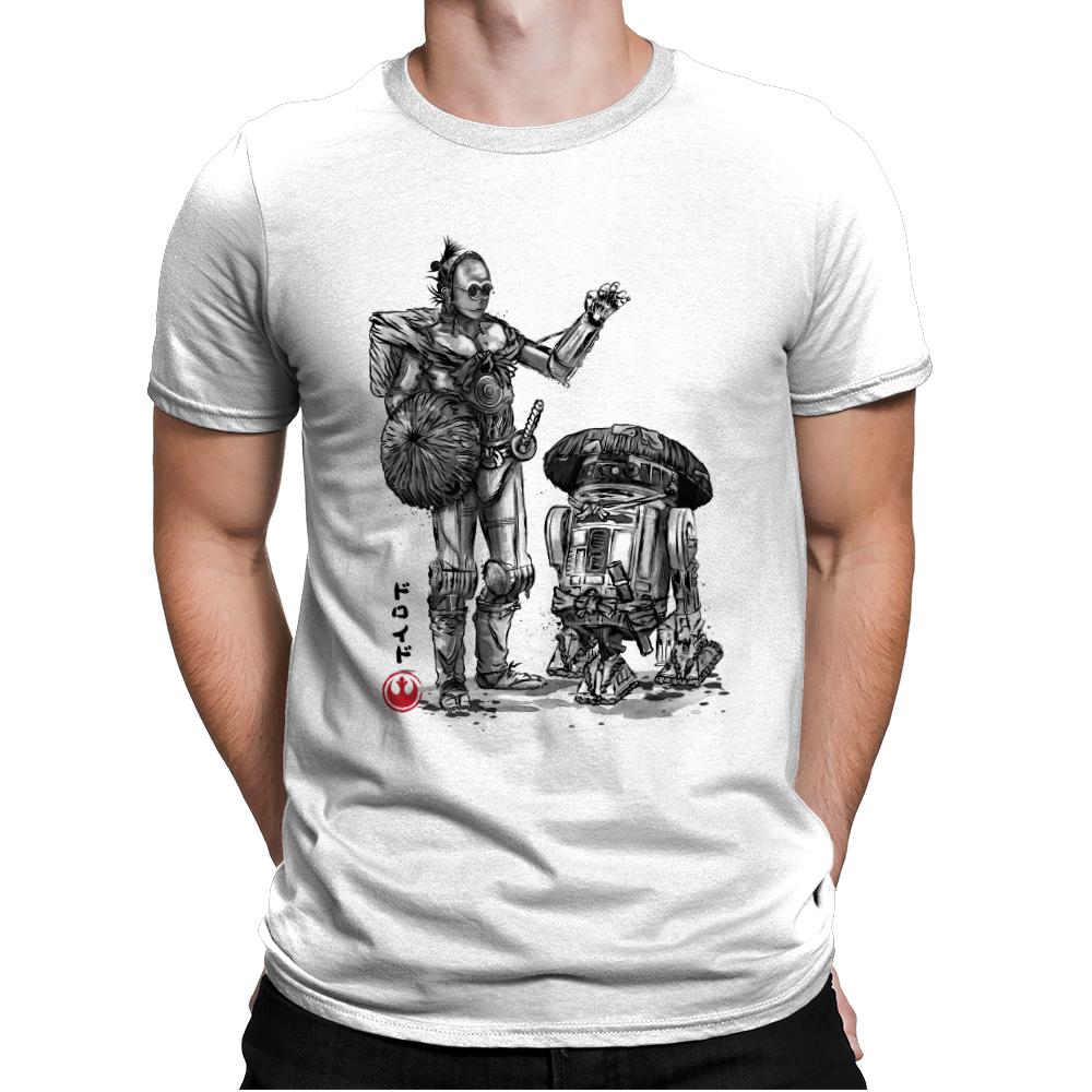 Samurai Droids Sumi-e