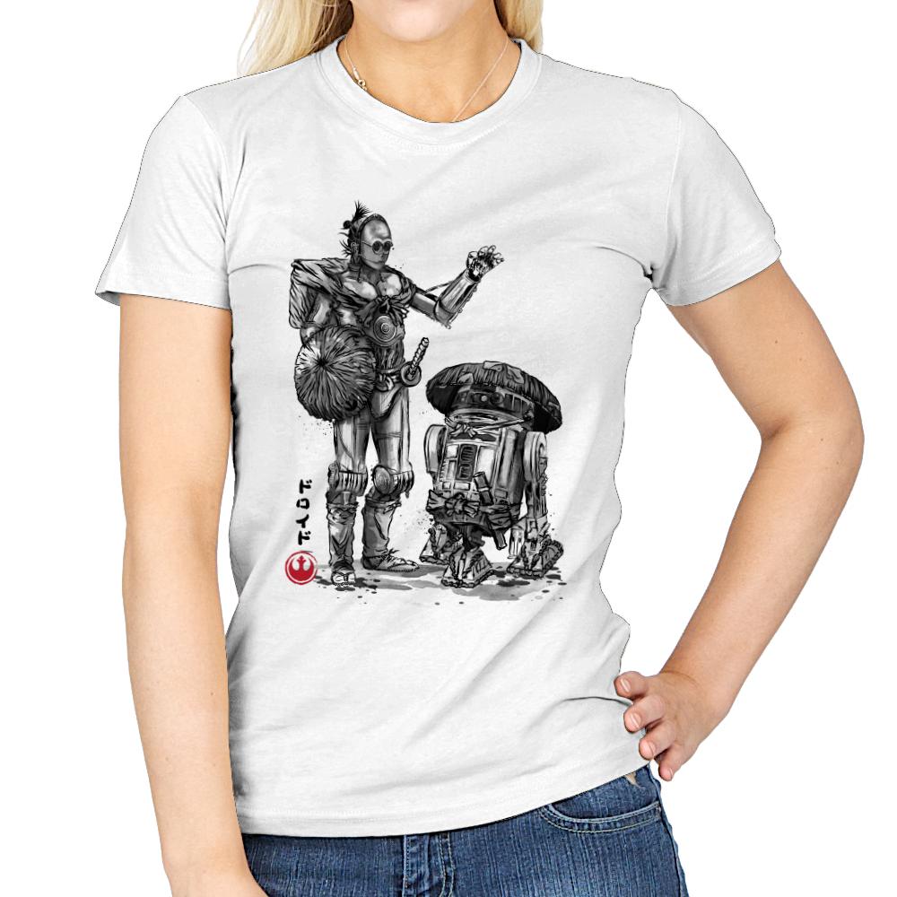 Samurai Droids Sumi-e