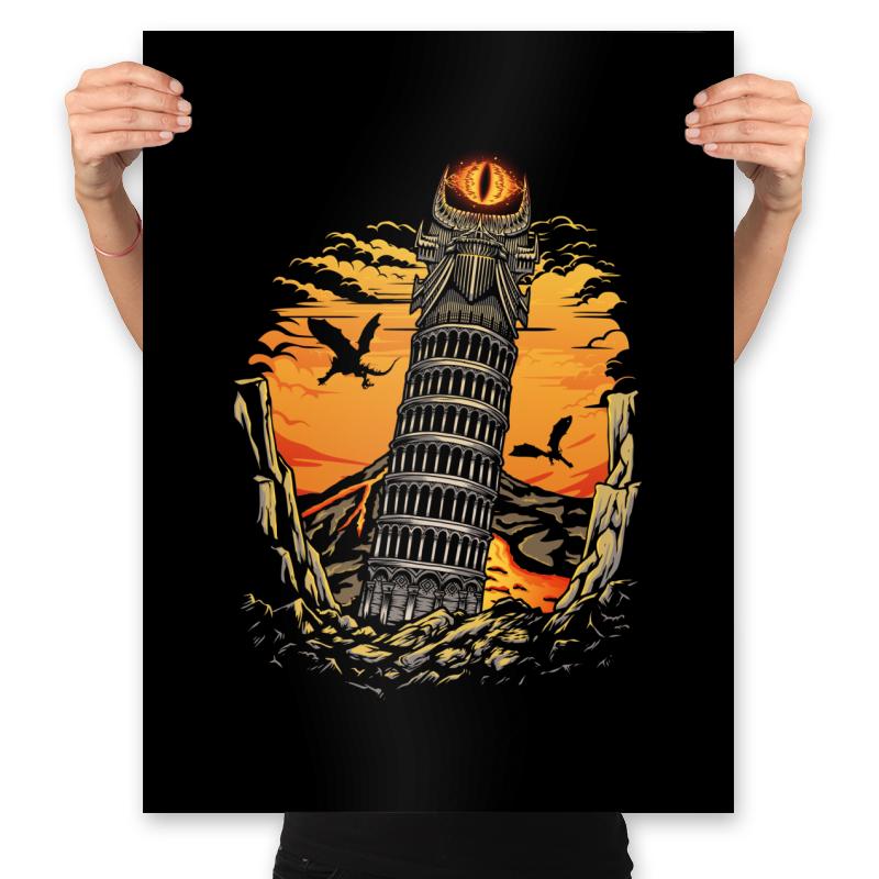 Leaning Dark Tower