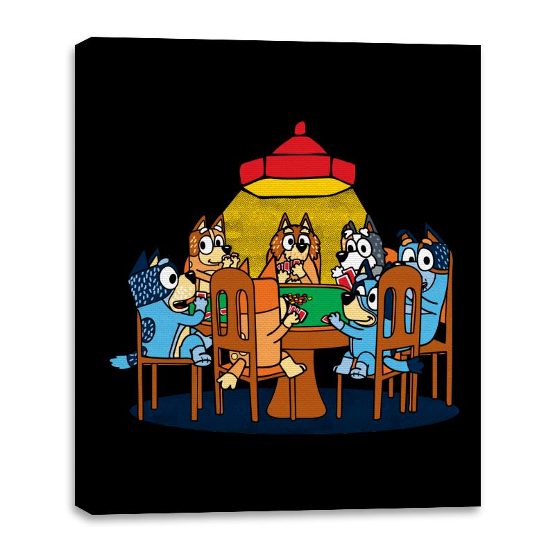 Heelers Playing Poker
