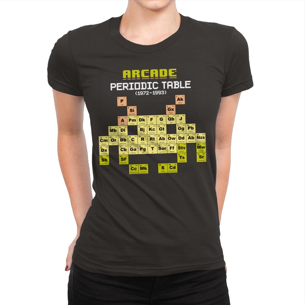 Arcade Periodic Table - Shirt Club
