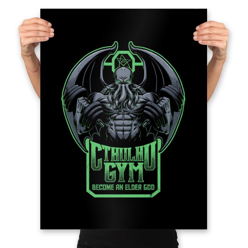Cthulhu Gym - Muscular Bodybuilder Monster