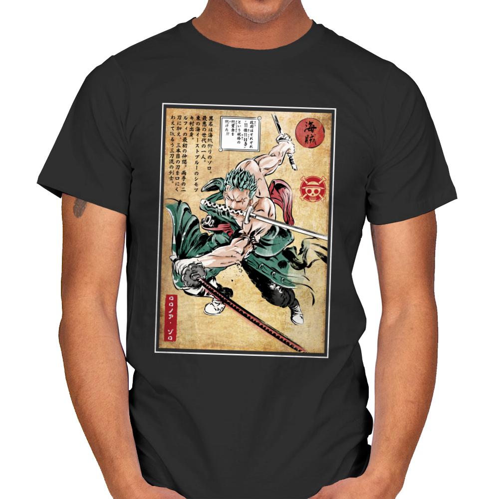 Pirate Hunter woodblock