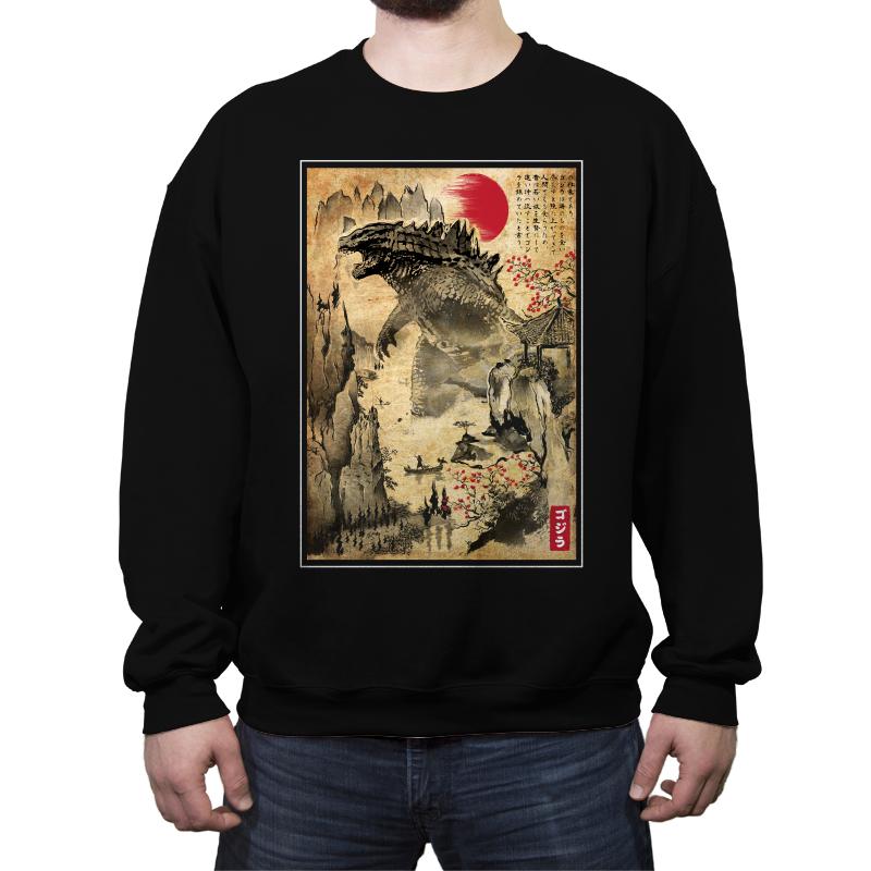 Gojira in Japan Woodblock