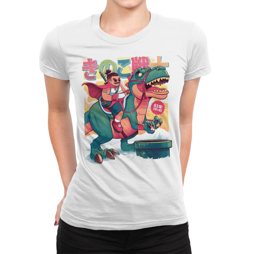 Mushroom Warrior & Dinosaur