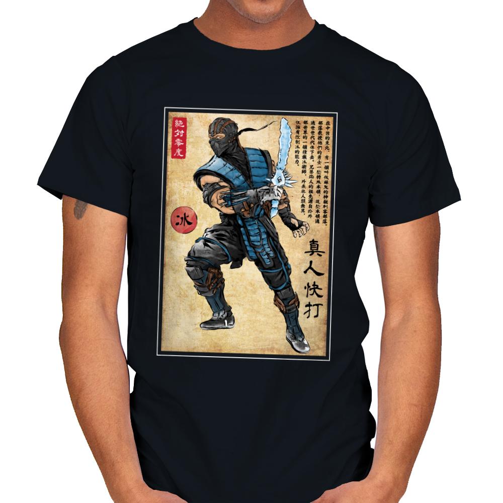 Ice Warrior Woodblock