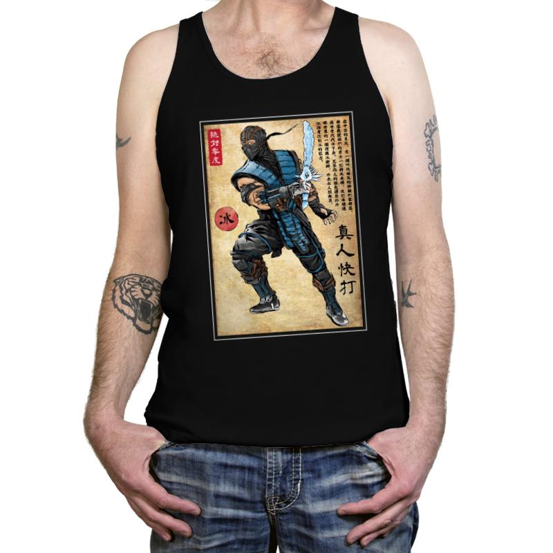 Ice Warrior Woodblock