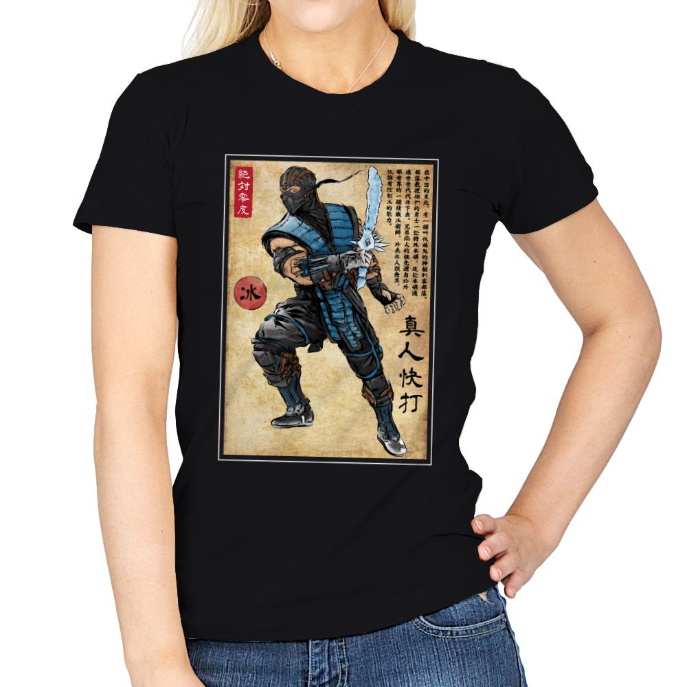 Ice Warrior Woodblock