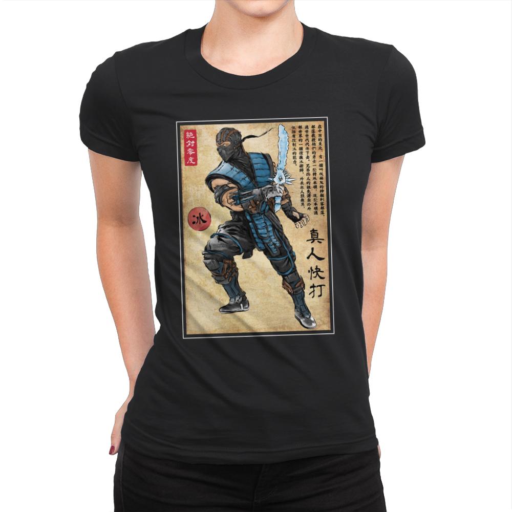 Ice Warrior Woodblock